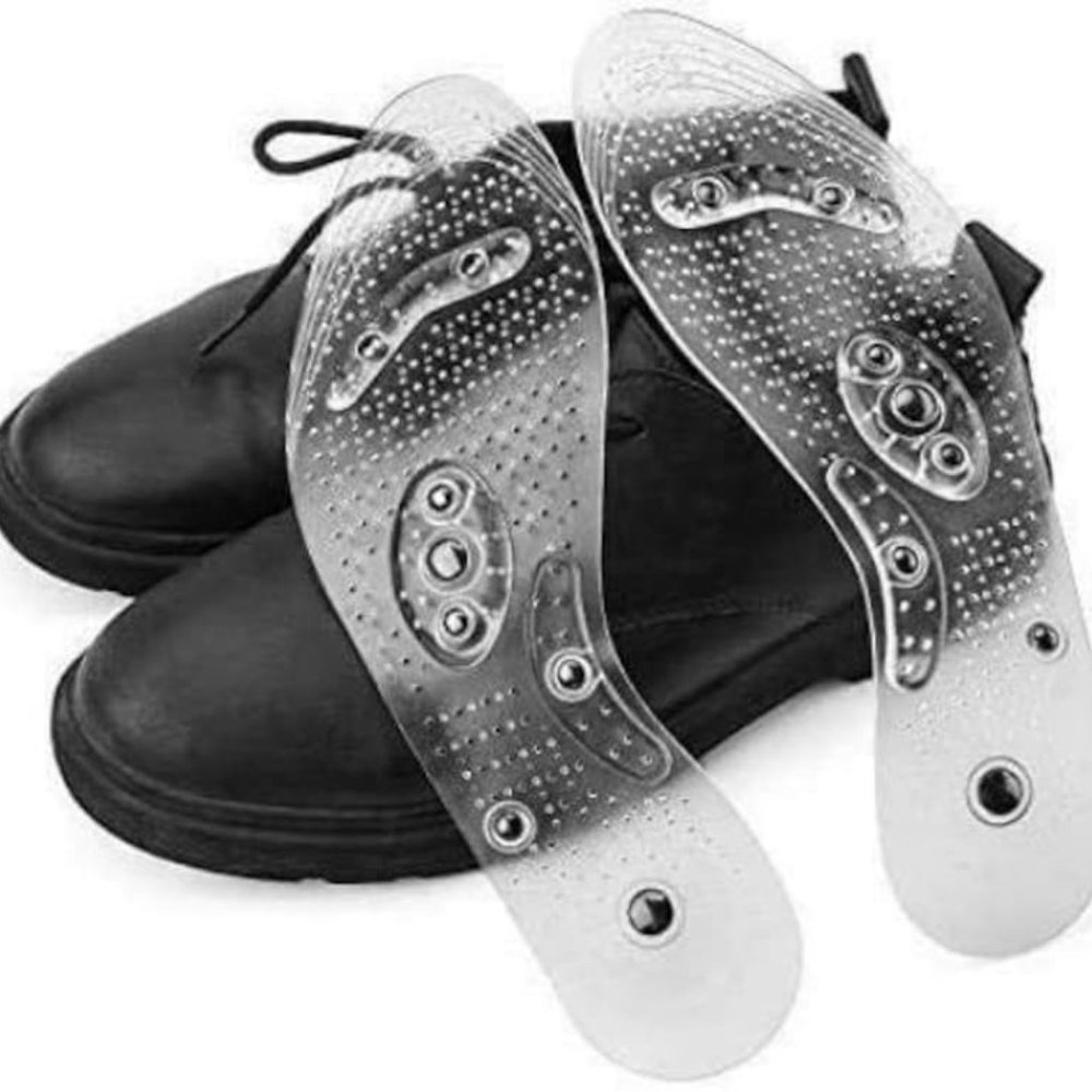 Shoe Insoles Massaging Foot For Comfort Unisex  3 Pairs = Six (6) Total!